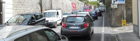 Traffico su Corso Italia - S.Agnello Piano di Sorrento
