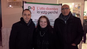 Lucia Gargiulo con i consiglieri A. Coppola e P. Gnarra (S.Agnello)
