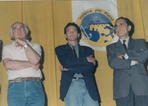 A. Russo in mezzo tra Vittorio d'Esposito e Geppino Russo (1993)