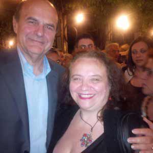 Bersani con Lucia Gargiulo