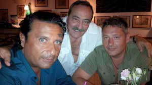 Francesco Schettino con Vincenzo Cesaro e Riccardo al "Lucullo" Sorrento