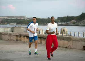 Renzi fa il footing a Cuba