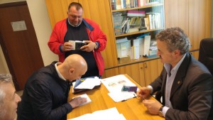 Iaccarino e D'Aniello firmano la candidatura