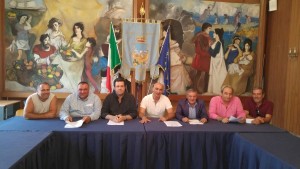 Firma dell'accordo protezione civile