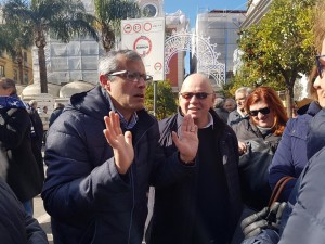 Rosario Fiorentino e Giuseppe Tito al sint in a Sorrento
