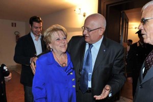 Rosellina Russo con Raffaele Lauro